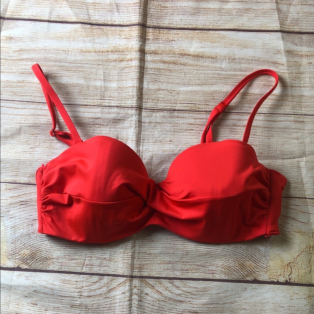 H&M Bold Red Bikini Top